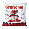 Personalized Grandma Snowman Pillow NB93 36O28 1