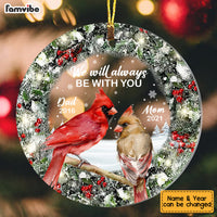 Personalized  Memorial Circle Ornament NB82 36O53 thumb 1