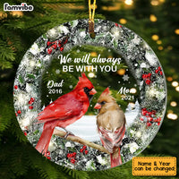 Personalized  Memorial Circle Ornament NB82 36O53 thumb 1