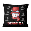 Personalized Grandma Snowman Pillow NB93 36O73 1