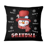 Personalized Grandma Snowman Pillow NB93 36O73 thumb 1