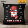 Personalized Grandma Snowman Pillow NB93 36O73 1