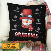 Personalized Grandma Snowman Pillow NB93 36O73 thumb 1