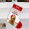 Personalized Dog Ugly Christmas Photo Stocking NB233 85O58 1