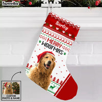 Personalized Dog Ugly Christmas Photo Stocking NB233 85O58 thumb 1