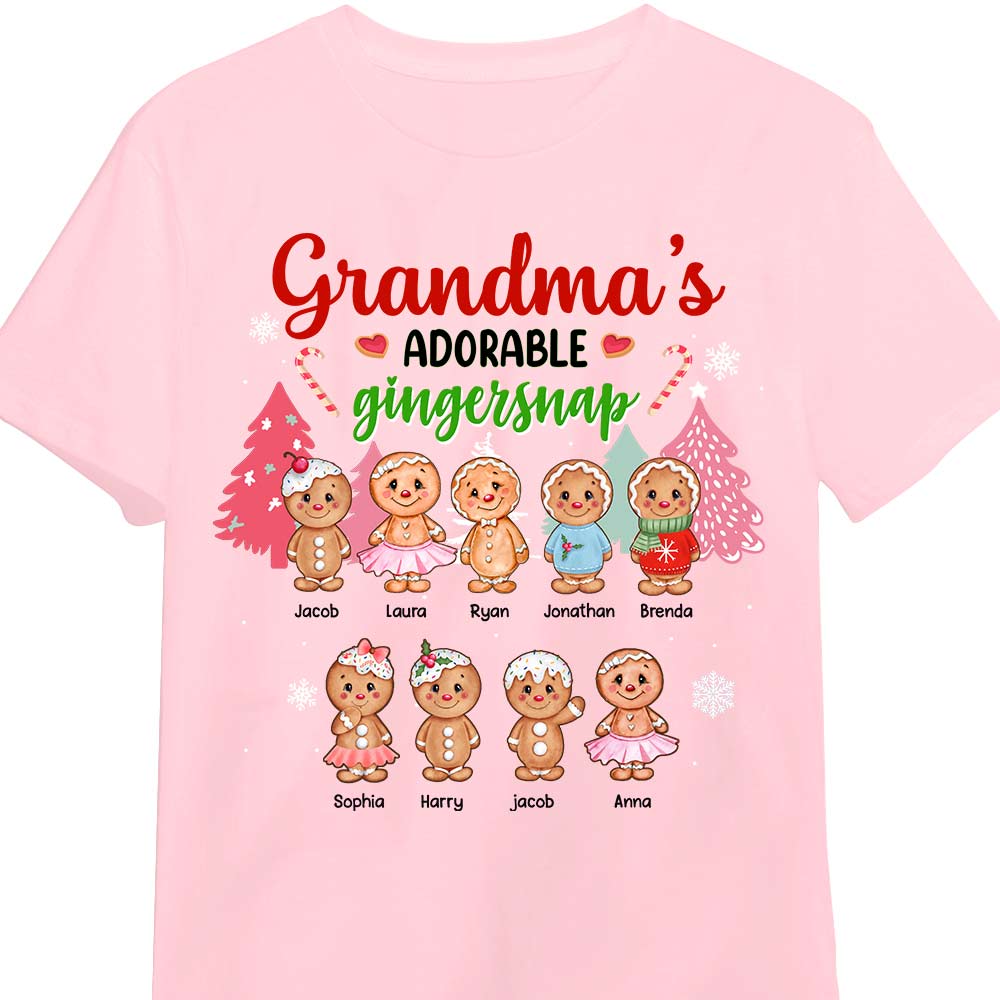 Personalized Grandma's Cookie  Gingersnap Shirt NB82 30O28 Primary Mockup