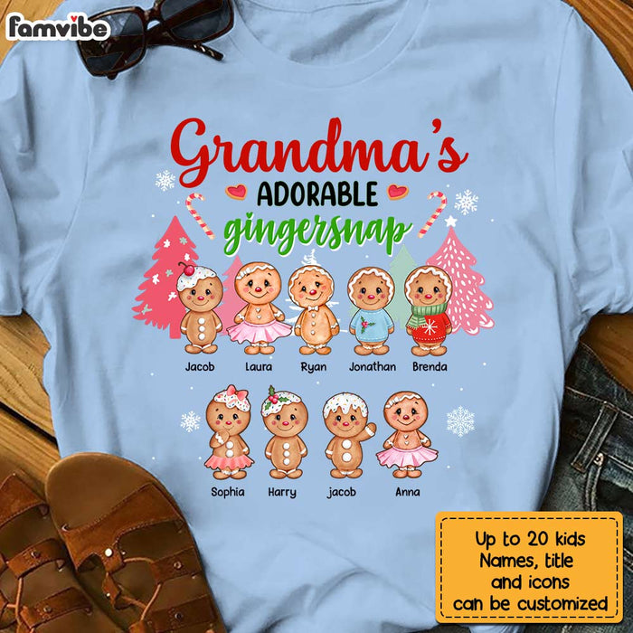 Personalized Grandma's Cookie  Gingersnap Shirt - Hoodie - Sweatshirt NB82 30O28 1