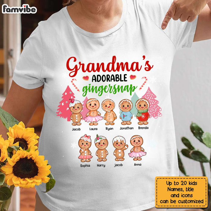 Personalized Grandma's Cookie  Gingersnap Shirt - Hoodie - Sweatshirt NB82 30O28 1