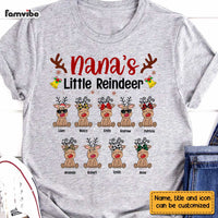 Personalized Grandma's Little Reindeer Shirt - Hoodie - Sweatshirt NB82 58O28 thumb 1