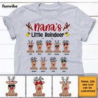 Personalized Grandma's Little Reindeer Shirt - Hoodie - Sweatshirt NB82 58O28 thumb 1