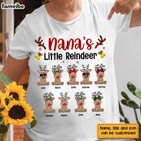 Personalized Grandma's Little Reindeer Shirt - Hoodie - Sweatshirt NB82 58O28 thumb 1