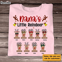 Personalized Grandma's Little Reindeer Shirt - Hoodie - Sweatshirt NB82 58O28 thumb 1