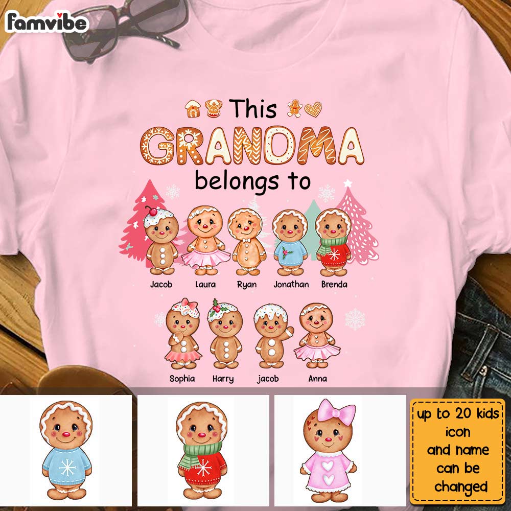Personalized This Cookie Grandma Belongs To Shirt NB227 30O28 Primary Mockup