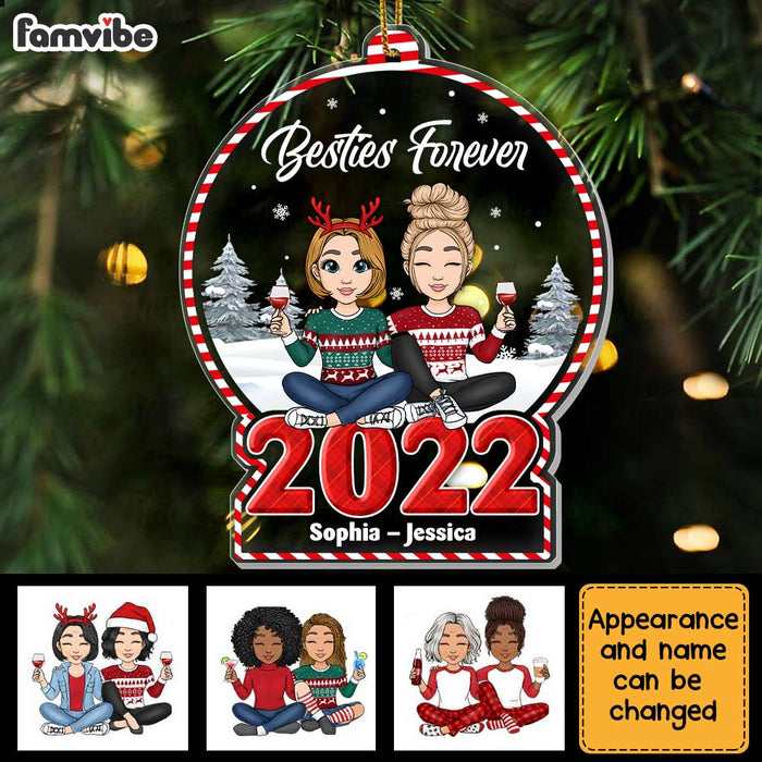 Personalized Friend Forever Ornament NB83 30O47 1