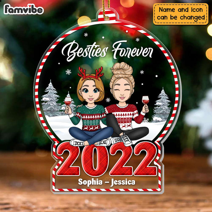 Personalized Friend Forever Ornament NB83 30O47 1
