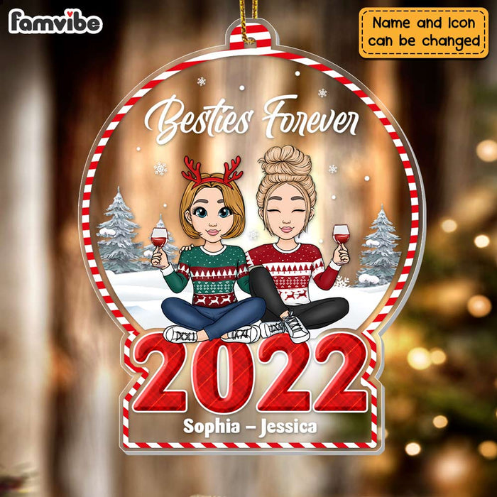 Personalized Friend Forever Ornament NB83 30O47 1