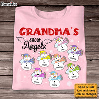 Personalized Grandma's Snow Angels Shirt - Hoodie - Sweatshirt NB225 30O28 thumb 1