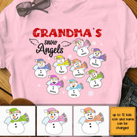 Personalized Grandma's Snow Angels Shirt - Hoodie - Sweatshirt NB225 30O28 thumb 1