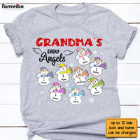 Personalized Grandma's Snow Angels Shirt - Hoodie - Sweatshirt NB225 30O28 thumb 1