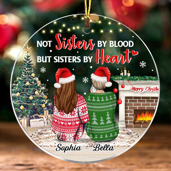 Personalized Christmas Mug - Always Sisters