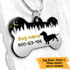 Personalized Dog Mom Dog ID Outdoor Bone Pet Tag NB61 95O47 1