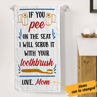 Personalized Toilet Note Bath Towel  DB181 30O57 thumb 1