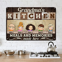 Personalized Grandma Kitchen Metal Sign JL101 95O36 thumb 1
