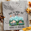 Personalized Camping Husband & Wife White T Shirt JN174 95O61 1