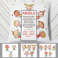 Personalized Spanish Mamá Abuela Note For Mom Grandma Pillow AP268 65O60 thumb 1