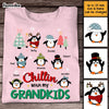 Personalized Grandma Chillin With My Penguins Shirt - Hoodie - Sweatshirt NB96 30O58 1