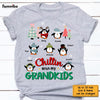 Personalized Grandma Chillin With My Penguins Shirt - Hoodie - Sweatshirt NB96 30O58 1