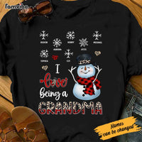 Personalized Snowman I Love Being A Grandma Shirt - Hoodie - Sweatshirt NB235 85O75 thumb 1