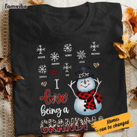Personalized Snowman I Love Being A Grandma Shirt - Hoodie - Sweatshirt NB235 85O75 thumb 1