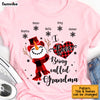 Personalized I Love Being Called Grandma Snowman Christmas Shirt - Hoodie - Sweatshirt NB92 58O53 1