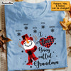 Personalized I Love Being Called Grandma Snowman Christmas Shirt - Hoodie - Sweatshirt NB92 58O53 1