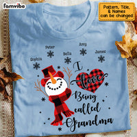 I love being a grandma - Christmas gift for grandma, snowman family Shirt,  Hoodie, Sweatshirt - FridayStuff