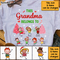 Personalized This Grandma Belongs To Christmas Shirt - Hoodie - Sweatshirt NB93 32O69 thumb 1