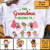 Personalized This Grandma Belongs To Christmas Shirt - Hoodie - Sweatshirt NB93 32O69 thumb 1