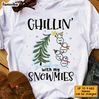 Personalized Grandma Snowman Stackable Shirt - Hoodie - Sweatshirt NB226 30O53 thumb 1