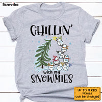 Personalized Grandma Snowman Stackable Shirt - Hoodie - Sweatshirt NB226 30O53 thumb 1