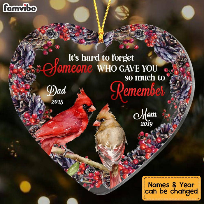 Personalized Someone You Remember Heart Ornament NB103 36O58 1
