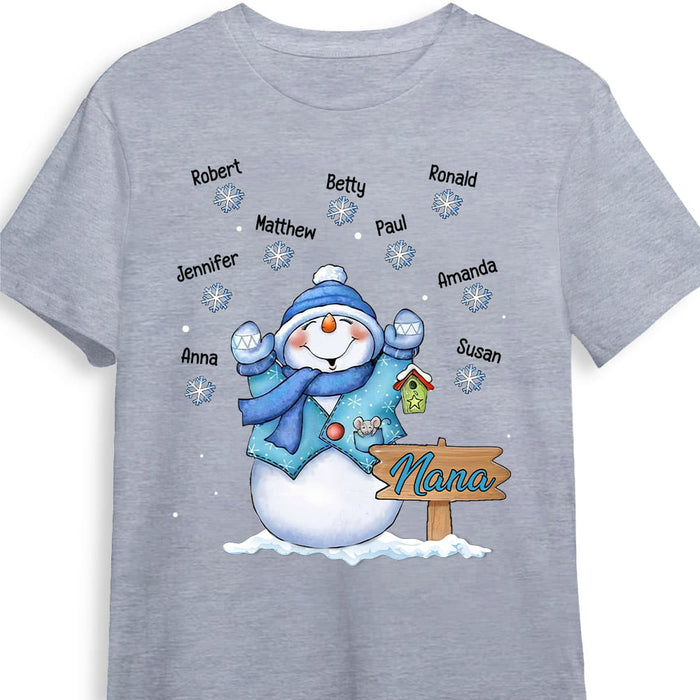 Personalized Snowman Shirt - Hoodie - Sweatshirt NB102 36O58 1