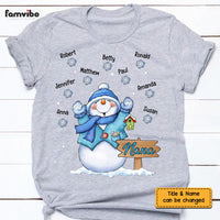 Personalized Snowman Shirt - Hoodie - Sweatshirt NB102 36O58 thumb 1