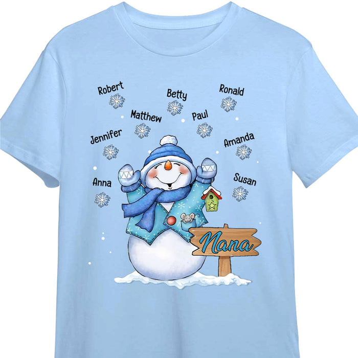 Personalized Snowman Shirt - Hoodie - Sweatshirt NB102 36O58 1