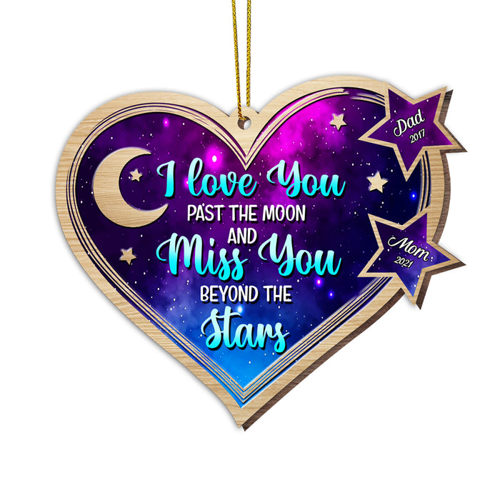 Personalized Memo Miss You Beyond The Stars Ornament NB161 32O53 1