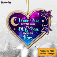 Personalized Memo Miss You Beyond The Stars Ornament NB161 32O53 thumb 1