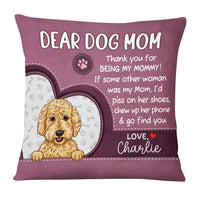 Personalized Dog Mom Pillow NB235 85O53 thumb 1
