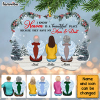 Personalized Memo Heaven Is A Beautiful Place Benelux Ornament NB113 32O28 thumb 1