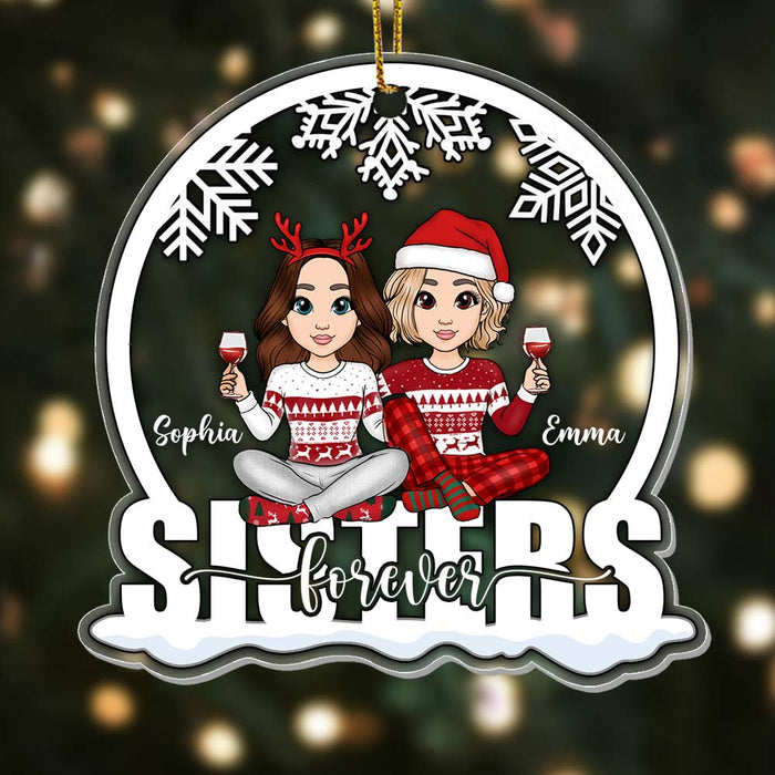 Personalized Sisters Forever Ornament NB141 36O28 1