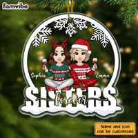 Personalized Sisters Forever Ornament NB141 36O28 thumb 1